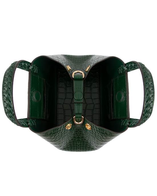 MINI HEMITHEA - GREEN CROCO MINI HEMITHEA - GREEN CROCO