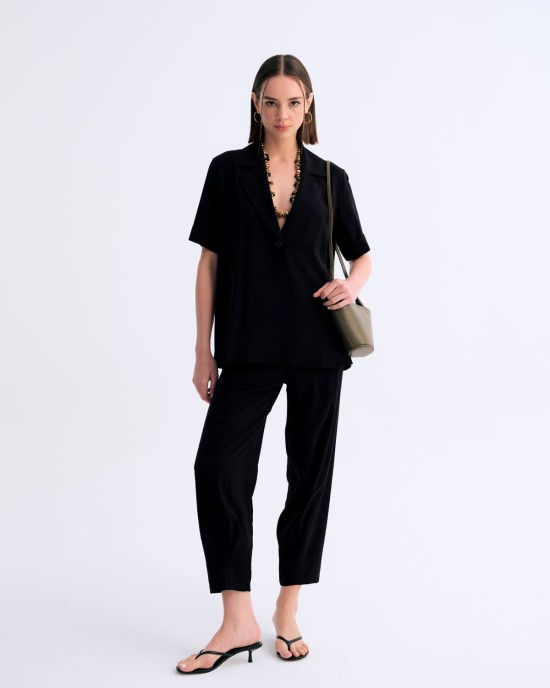 Gentle Fit Siyah Pantolon Gentle Fit Siyah Pantolon