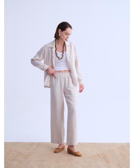 S Simple s409 Bej Pantolon