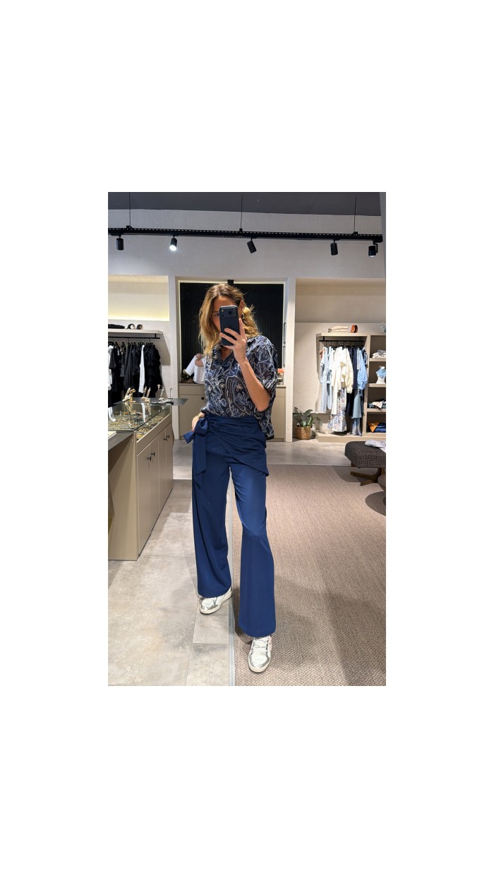 Lacivert Şalvar Pantolon