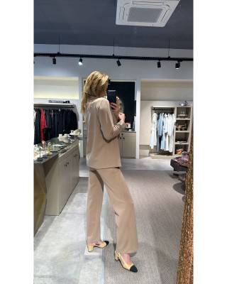 Signature Knit Pantolon Beige