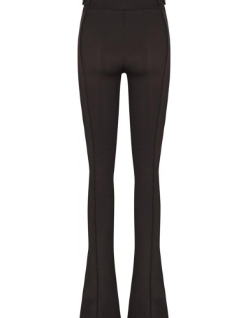 Scarlett Gold Flare Leggings Brown