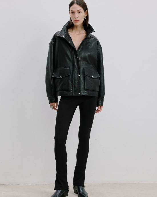 Oversize Deri Ceket Oversize Deri Ceket