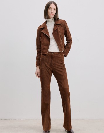 Kahve Süet Pantolon