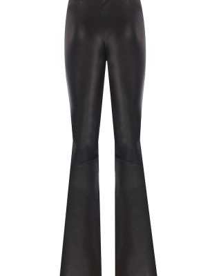 İspanyol Paça Deri Pantolon