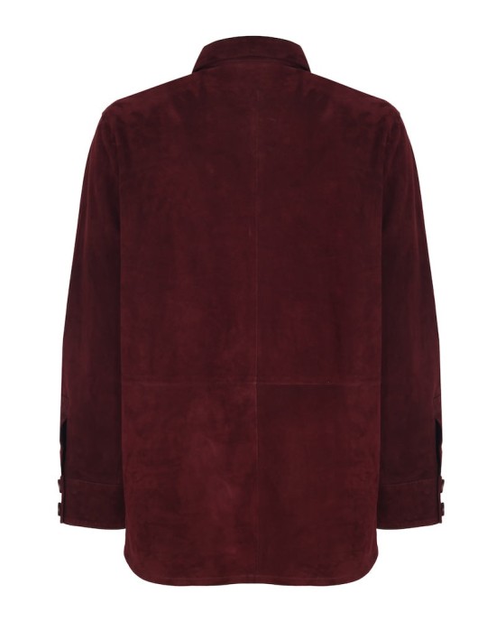 Bordo Süet Gömlek Bordo Süet Gömlek