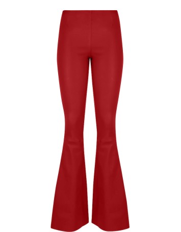 İspanyol Paça Deri Pantolon