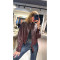 5607 Bordo Deri Ceket