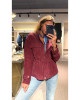 5638 Bordo Süet Ceket