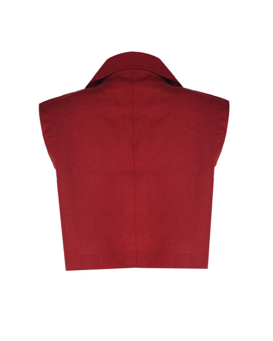 Iris Burgundy Vest