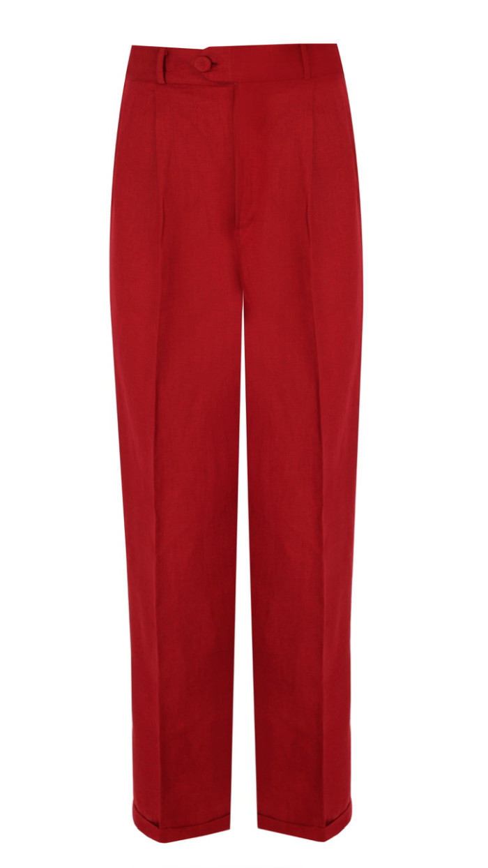 Ares Burgundy Pants