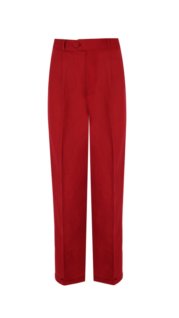 Ares Burgundy Pants