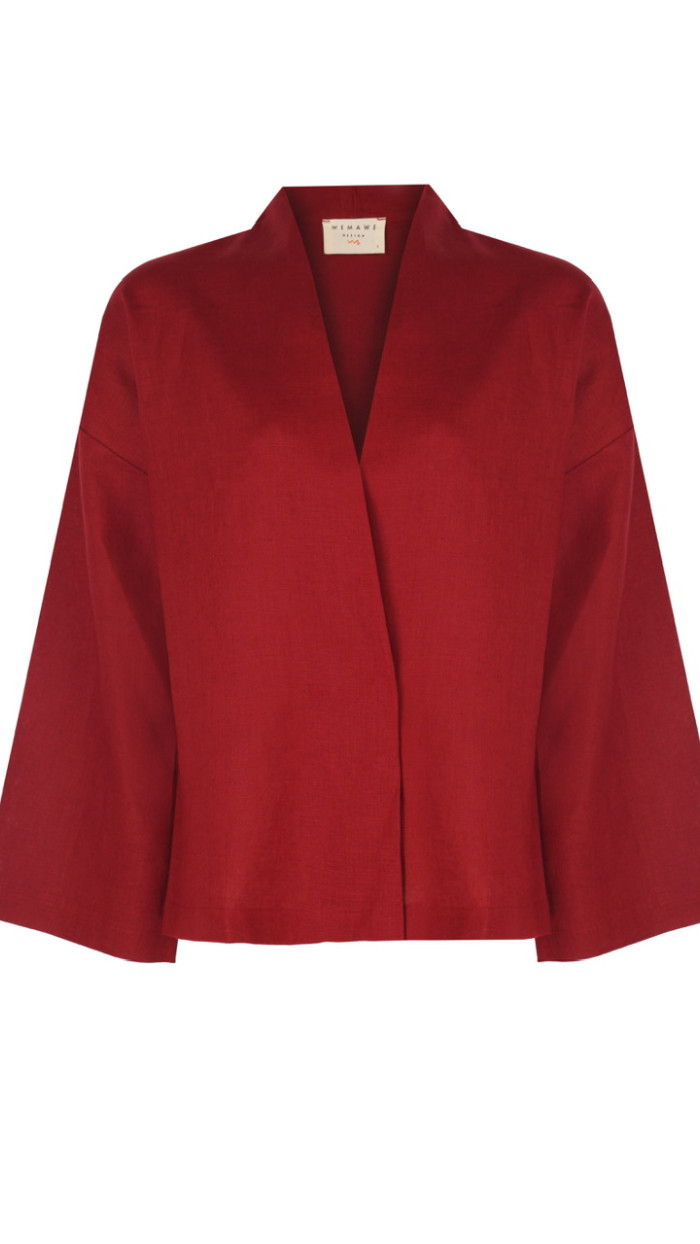 Hermesa Burgundy Top