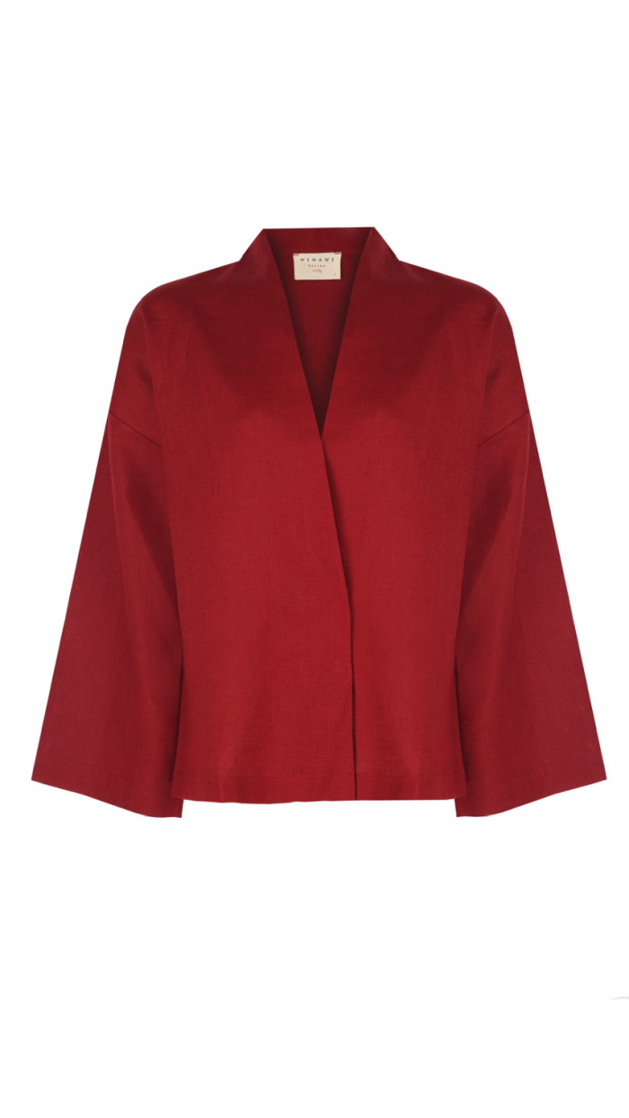 Hermesa Burgundy Top