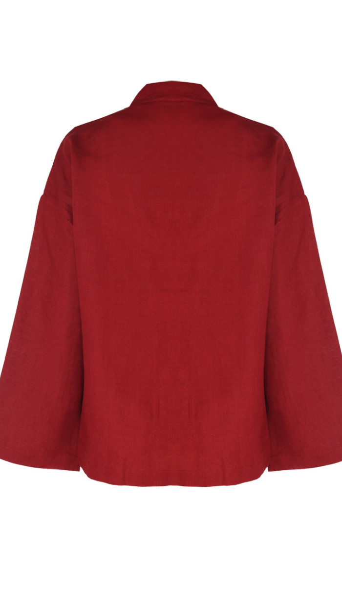 Hermesa Burgundy Top