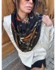 Gaia Black Wool Scarf Gaia Black Wool Scarf