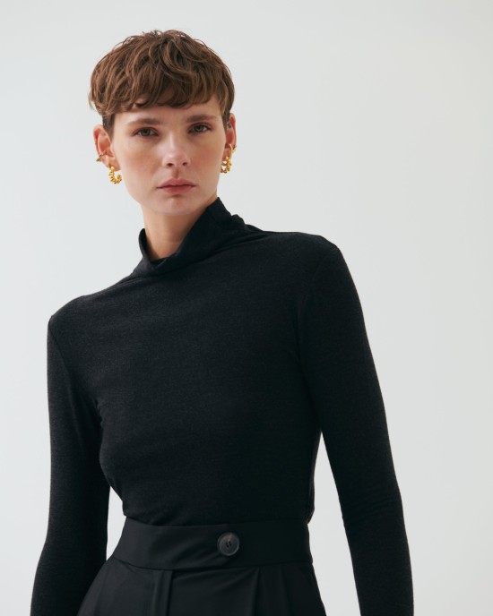 Cady Turtleneck Blouse