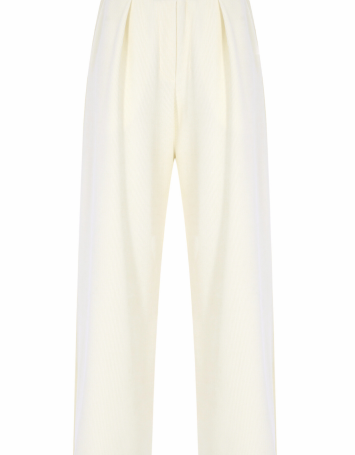 Daisy Pileli Kadife Pantolon