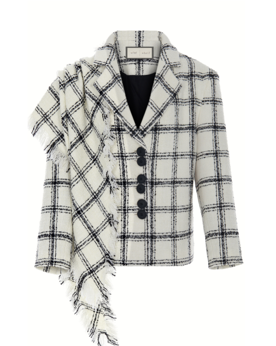 Cloudy Check Chane Ceket Cloudy Check Chane Ceket