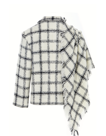 Cloudy Check Chane Ceket