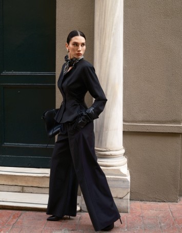 Rena Bağcıklı Ceket