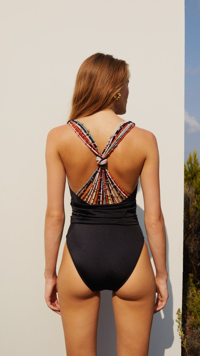 PHUKET ONE PIECE BLACK MAYO