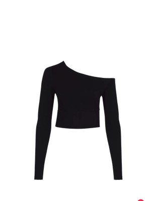 Bareto Tek Omuzlu Bluz