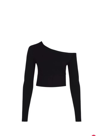 Bareto Tek Omuzlu Bluz