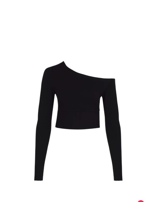 Bareto Tek Omuzlu Bluz