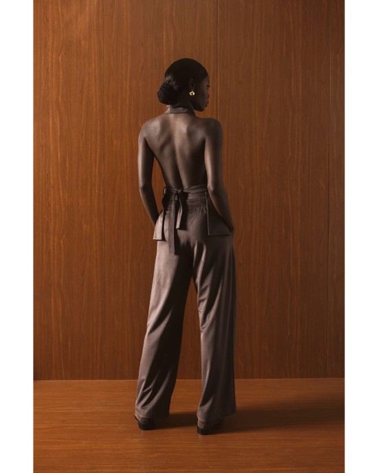 Roma Kadife Bol Pantolon