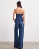 Hotfix Baskılı Denim Pantolon Hotfix Baskılı Denim Pantolon