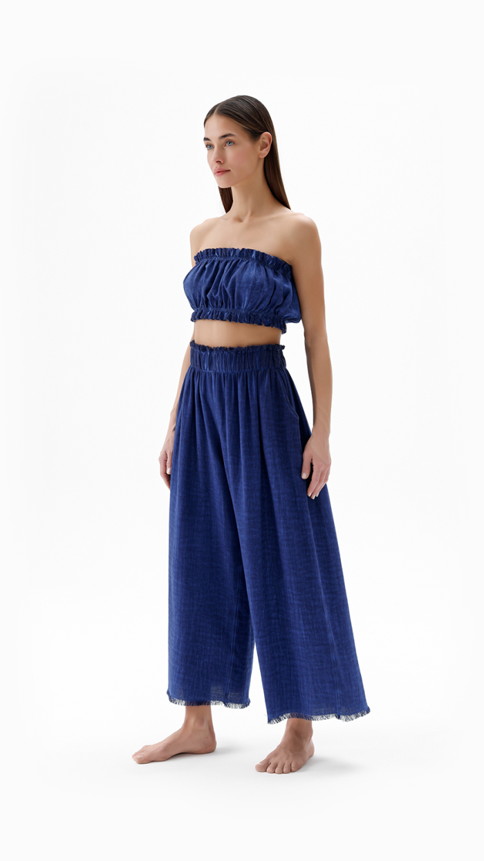 Saks Mavi Mini Büstiyer